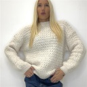 maglione girocollo weave